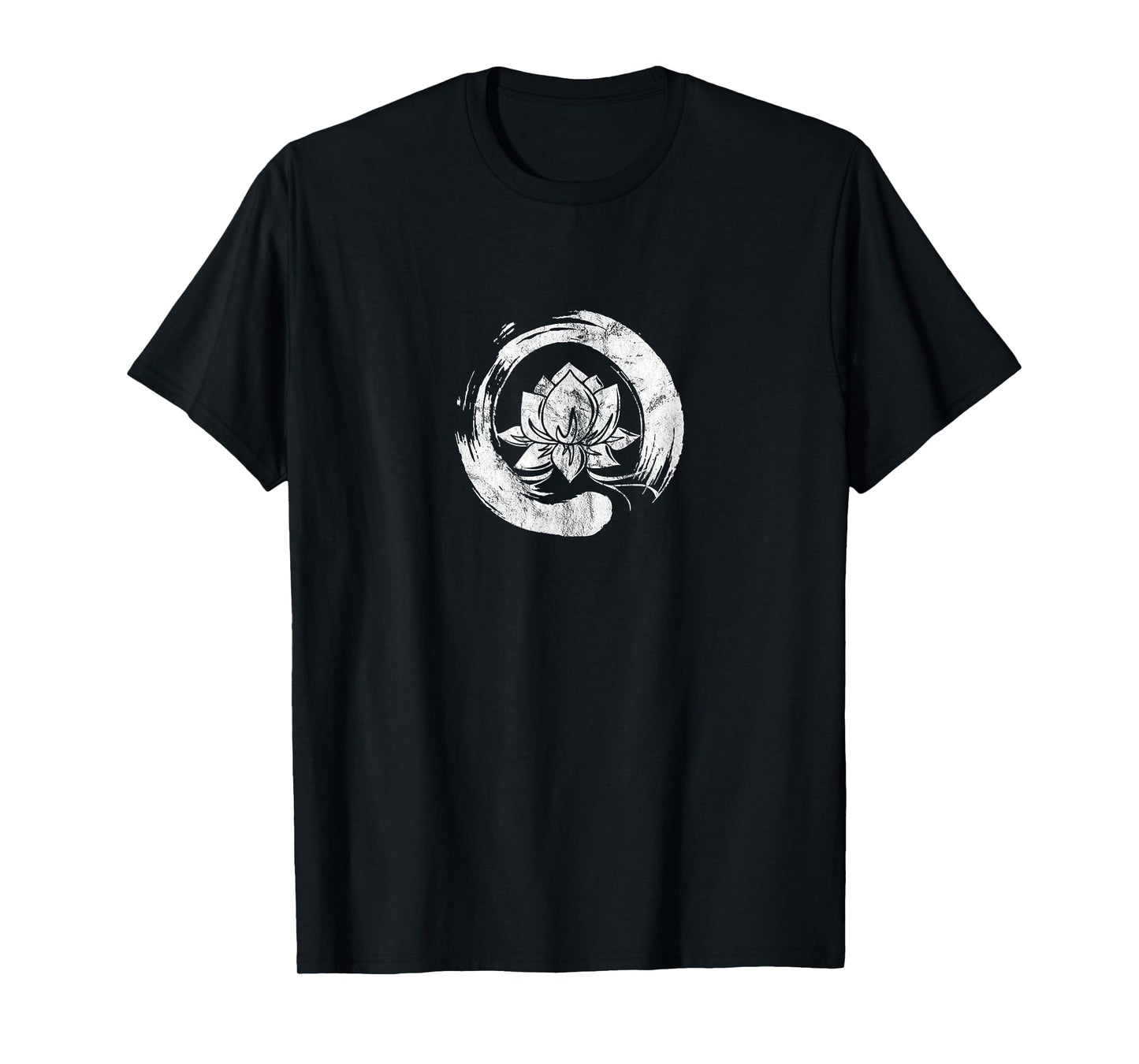 Enso Zen Circle of Enlightenment Lotus Vintage T-shirt T-Shirt