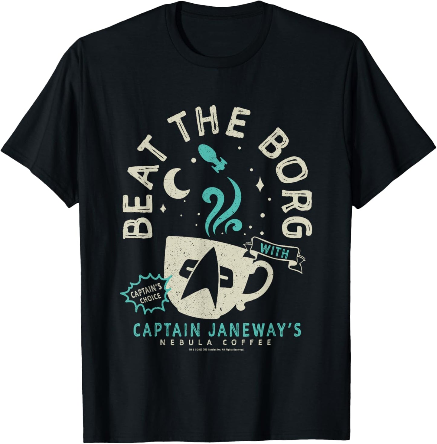 Star Trek: Voyager Captain Janeway's Beat The Borg Cup T-Shirt