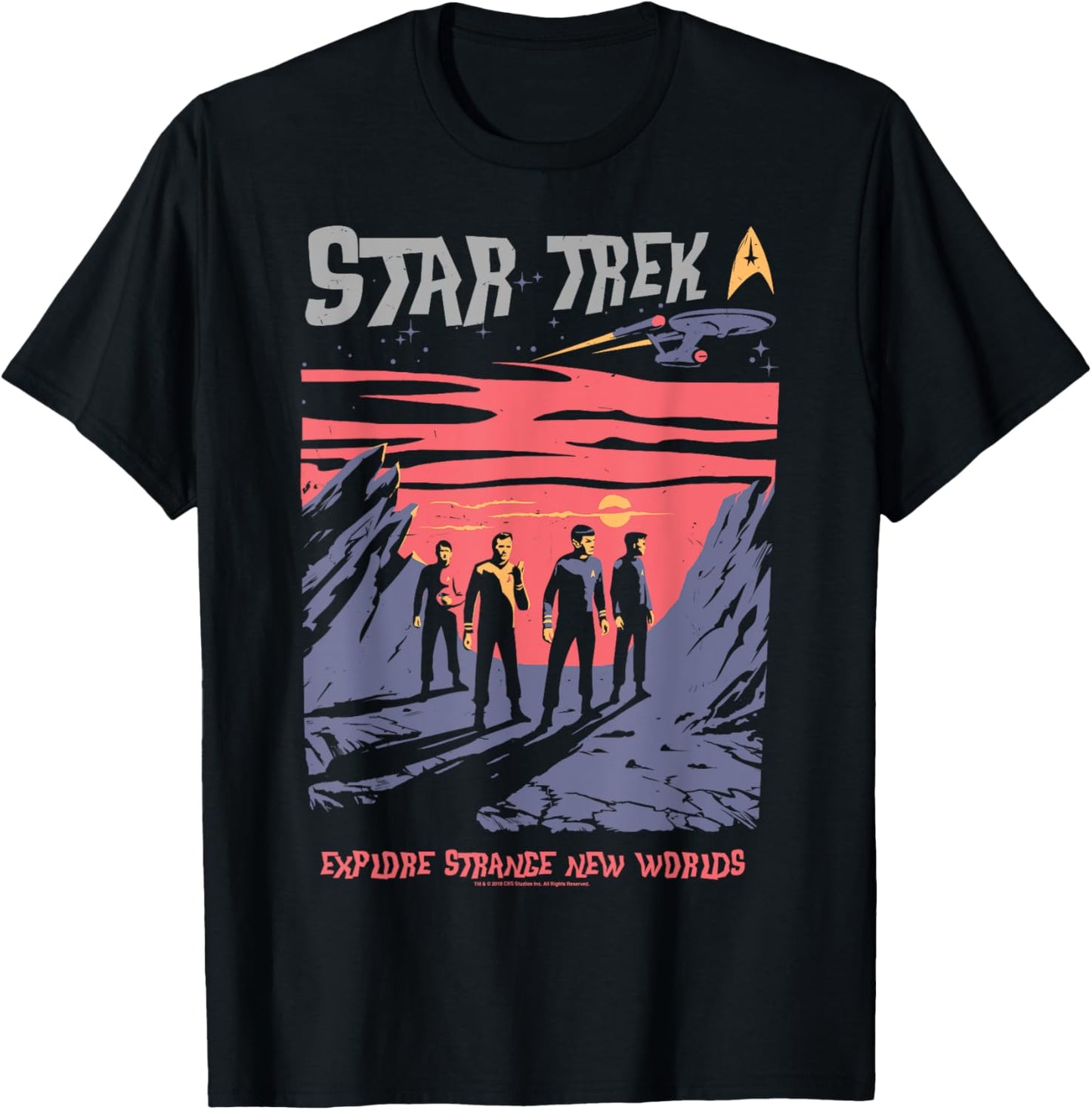 Star Trek Explore Strange New Worlds Fan Art T-Shirt