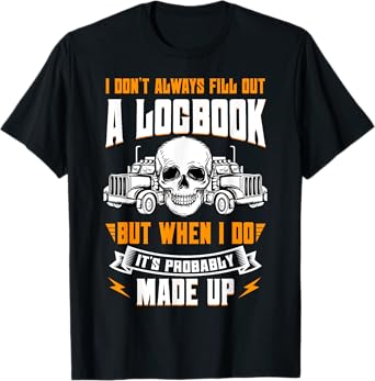 Truck Driver Trucker Truckie Vehicle LGV Driving Teamster T-Shirt