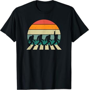 Funny Yeti Sasquatch Bigfoot Road To The Abbey Band Parody T-Shirt