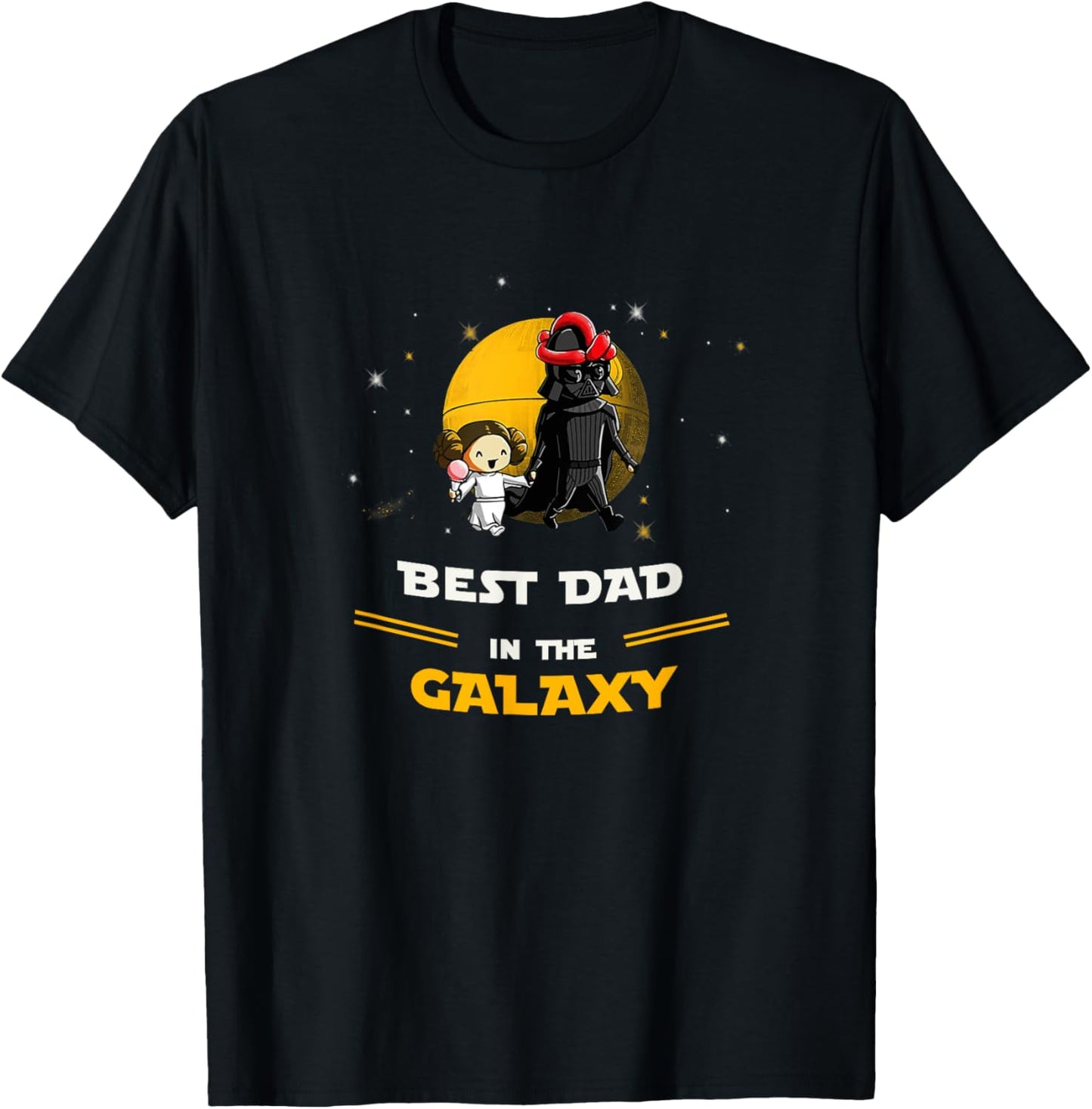 Mens Father and Daughter - Best DAD in the galaxy T-Shirt