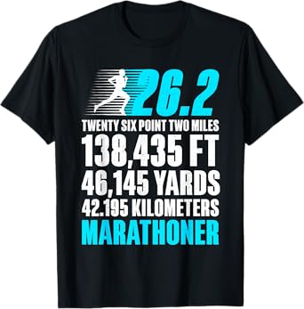 Marathon Running Design For Men Women 26.2 Marathon Runner T-Shirt