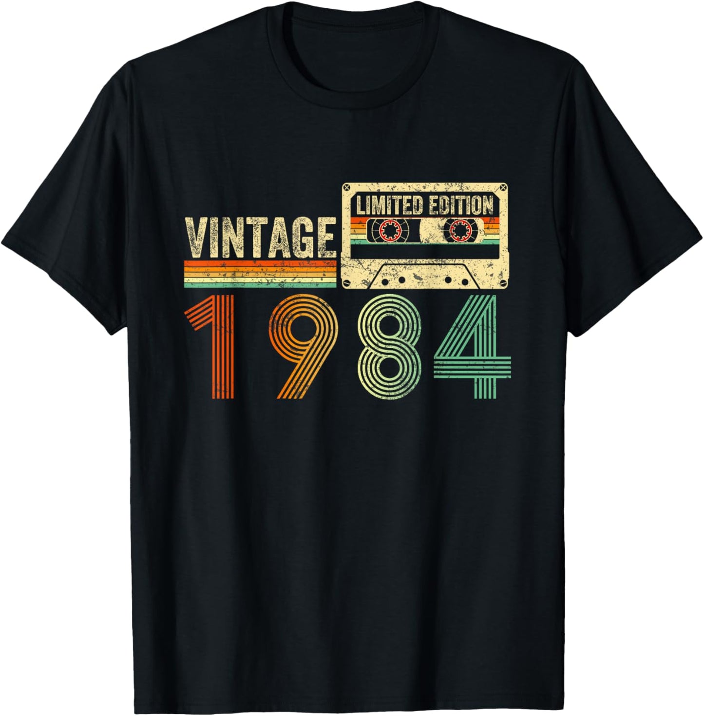 40 Year Old Gifts Vintage 1984 40th Birthday Cassette Tape T-Shirt
