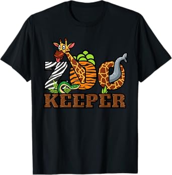 Zoo Keeper Funny Jungle Safari Animal Lover Gift Men Women T-Shirt