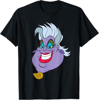 Disney Villains The Little Mermaid Ursula Big Face Costume T-Shirt
