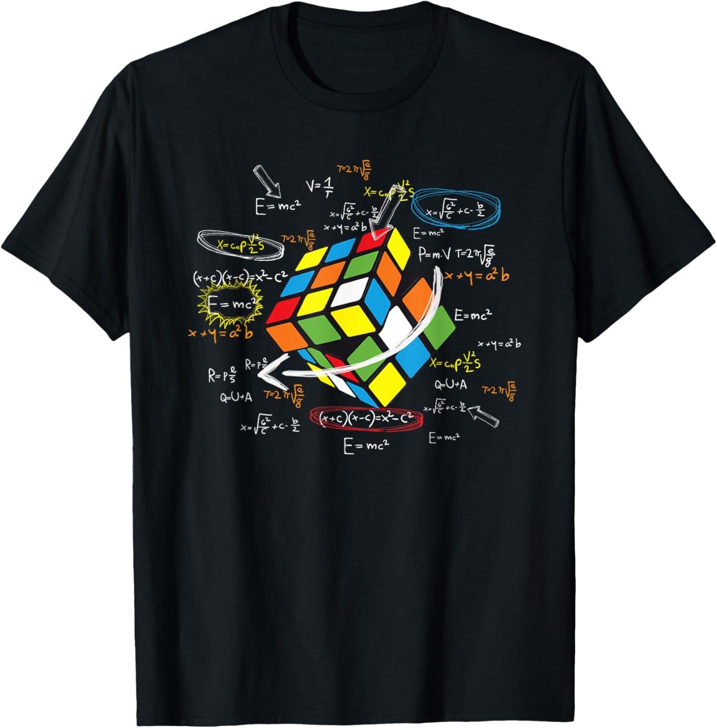 Cool Math Rubik Rubix Rubics Player Cube Math Lovers T-Shirt