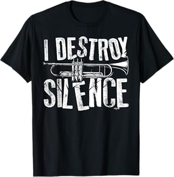 Best Trumpet Player Art For Men Women Trumpetist Gag Trumpet T-Shirt