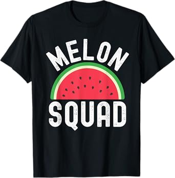 Watermelon Squad Outfit For Summer Women Girls Fruit Lover T-Shirt