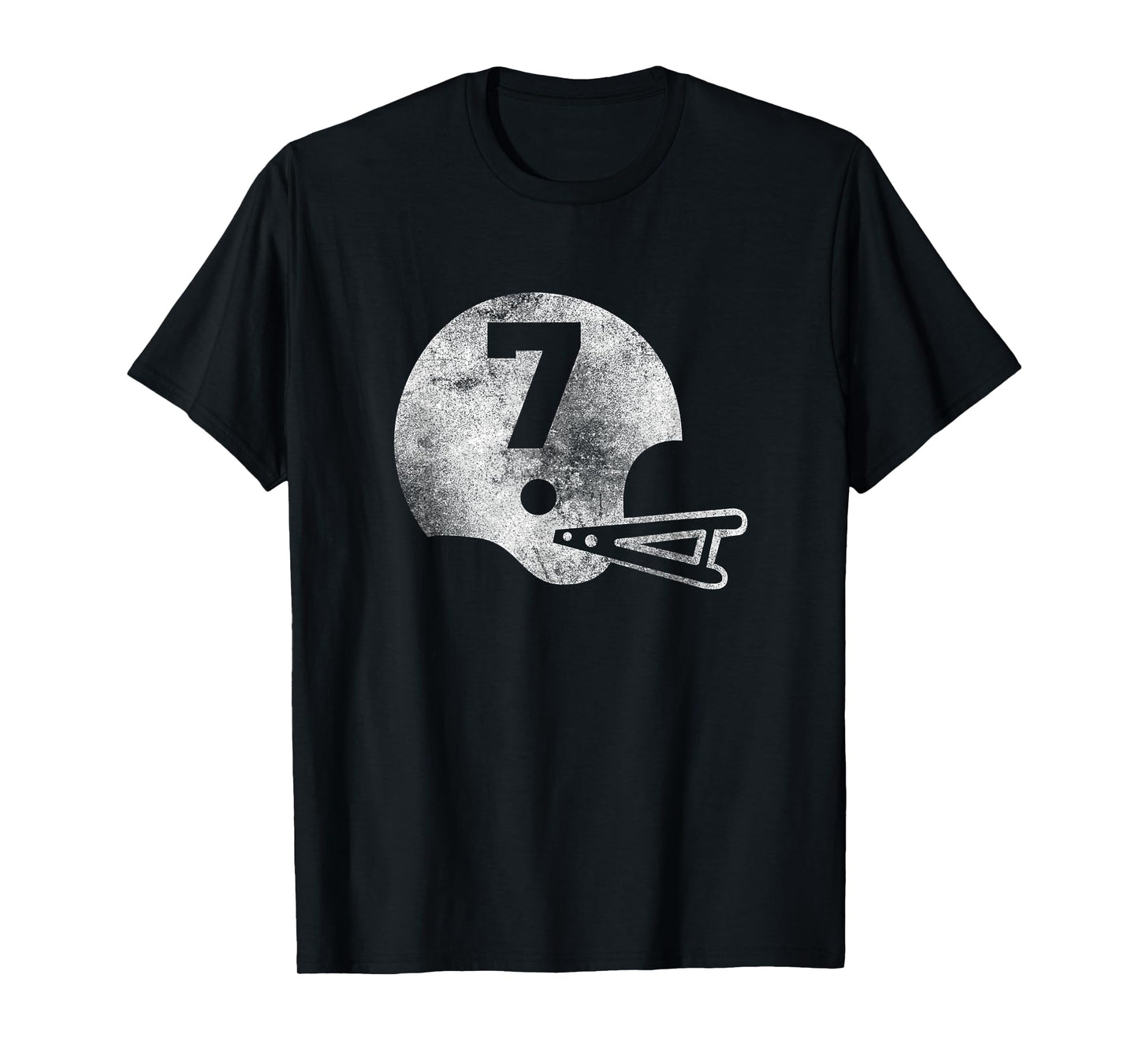 Vintage Football Jersey Number 7 T-Shirt Player Number T-Shirt