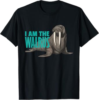 Funny I'm The Walrus Long Fangs Chubby Sea Walrus T-Shirt