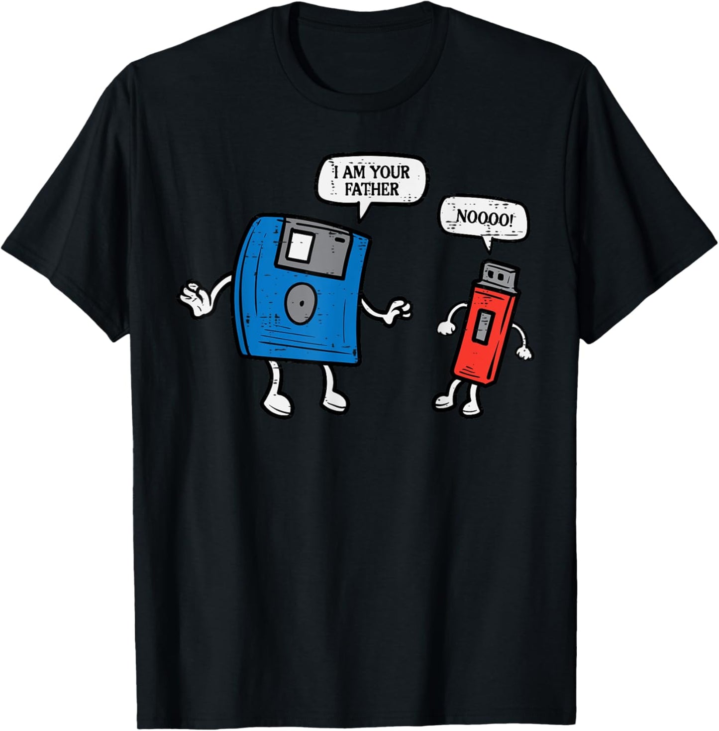 Floppy Disk Usb Drive Im Your Father Fun Computer Men Women T-Shirt
