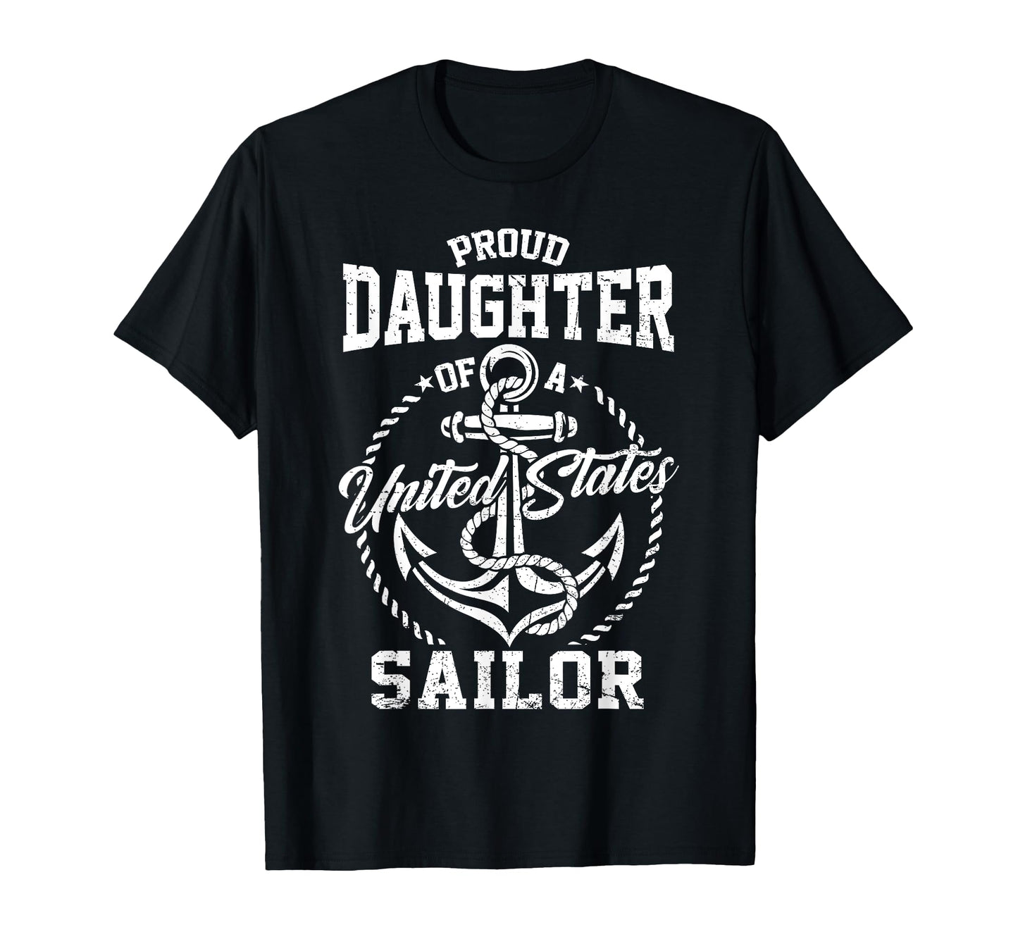 Proud Daughter of A Sailor US Veteran Family Matching T-Shirt
