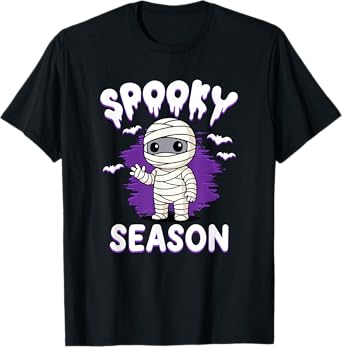 Halloween Mummy Costume Spooky Season T-Shirt