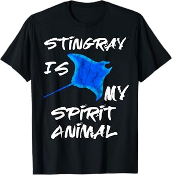 Stingray Is My Spirit Animal Manta Ray Sea Creatures T-Shirt T-Shirt