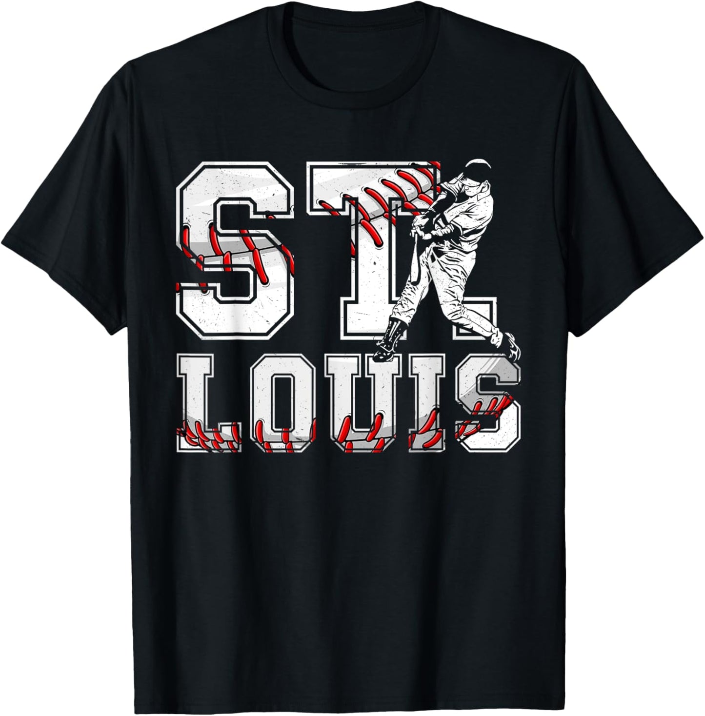 St. Louis Retro Baseball Lover Met At Game Day Men Boys Kids T-Shirt