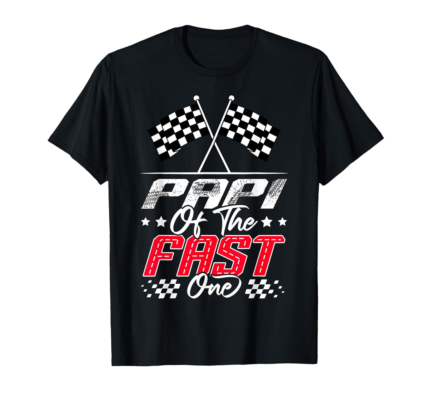 Papi Of The Fast One First Birthday Racing Car Family T-Shirt