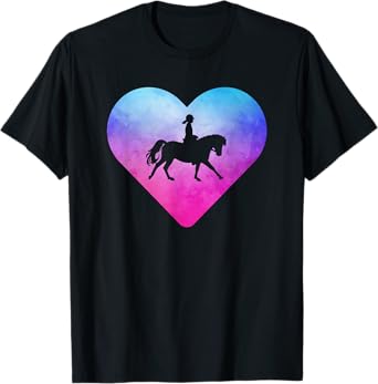 Women or Girls Horseback Riding Horse T-Shirt