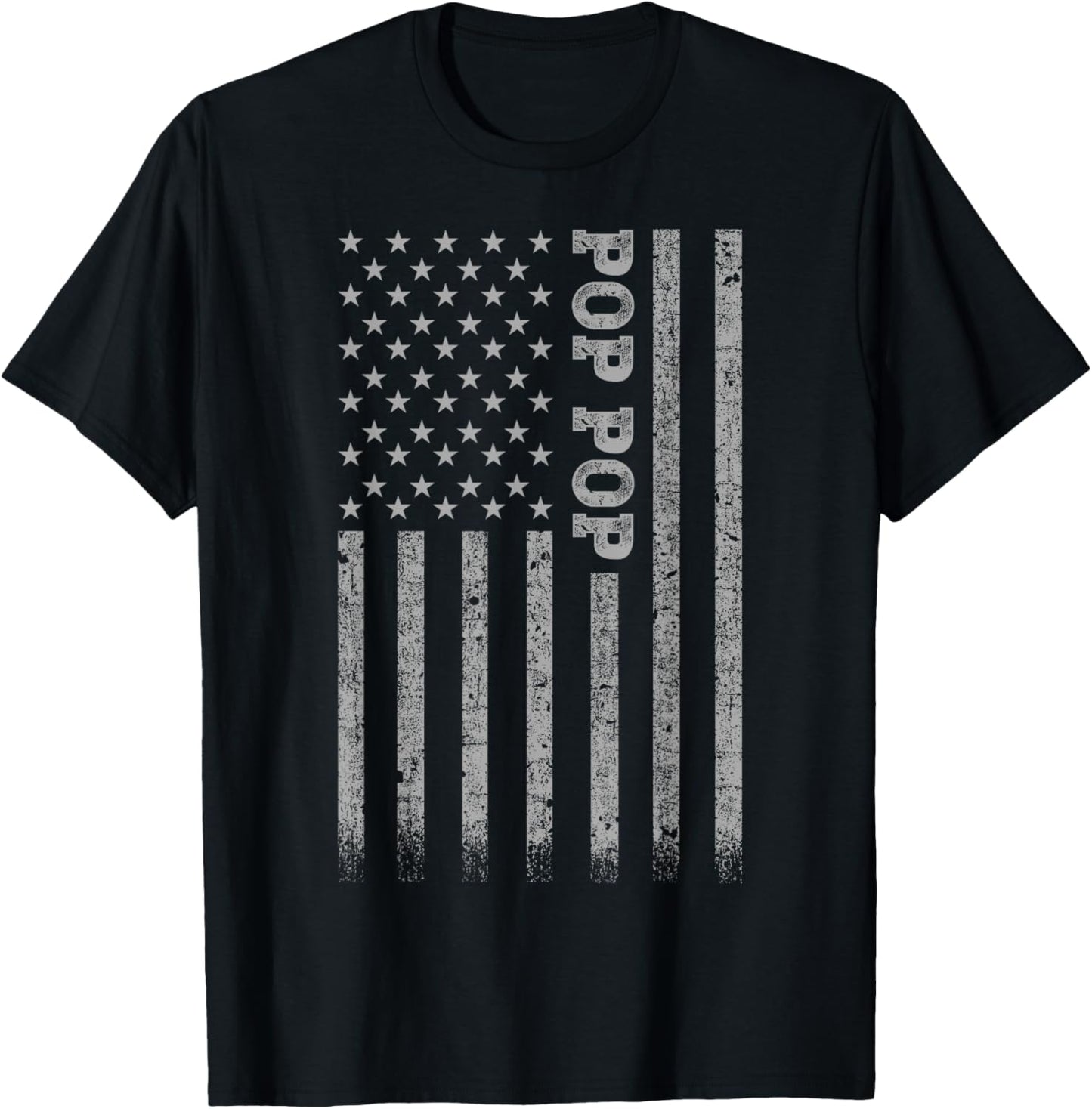 Pop Pop American Flag T-Shirt