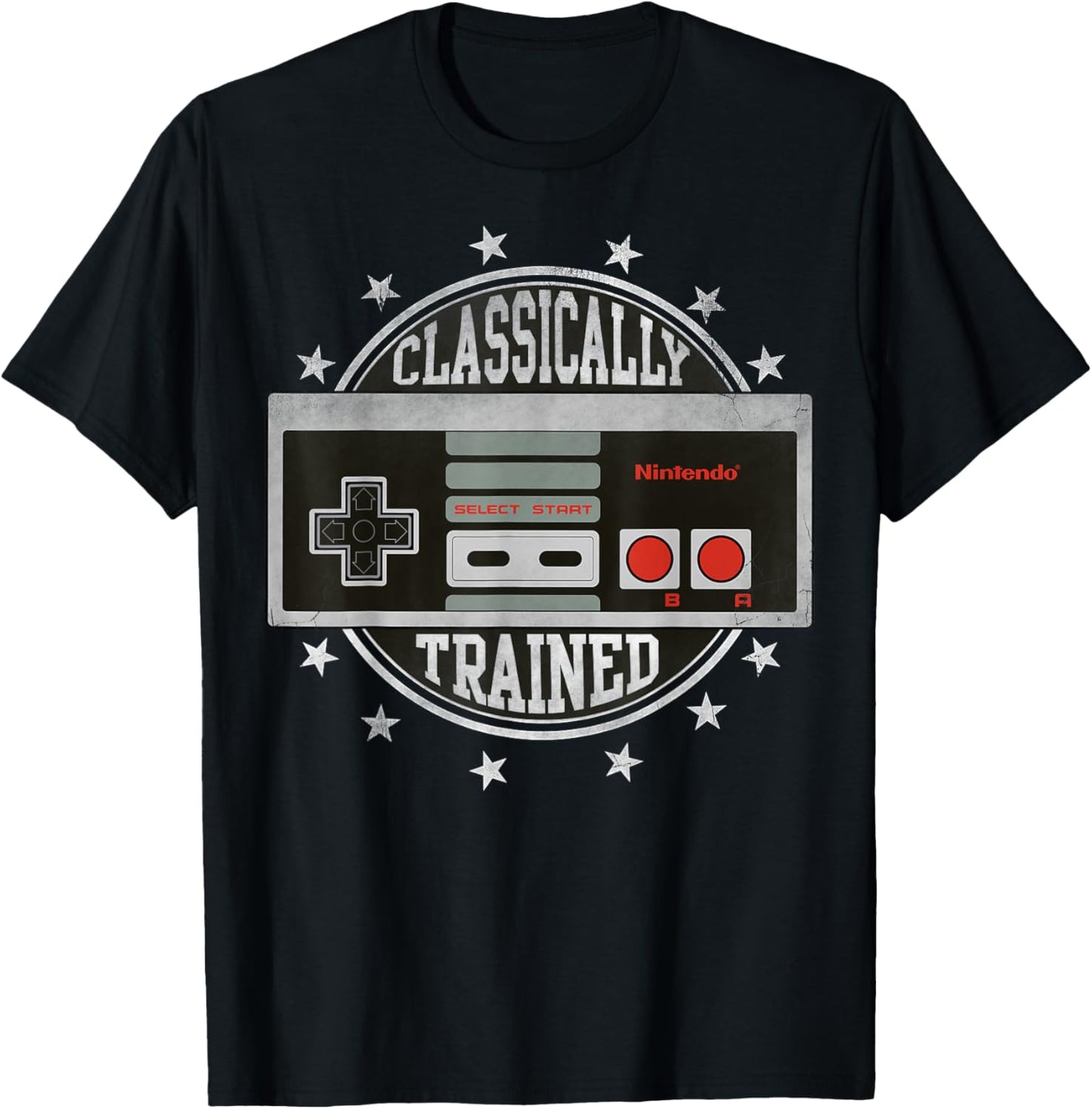 Nintendo NES Controller Classically Trained Graphic T-Shirt T-Shirt