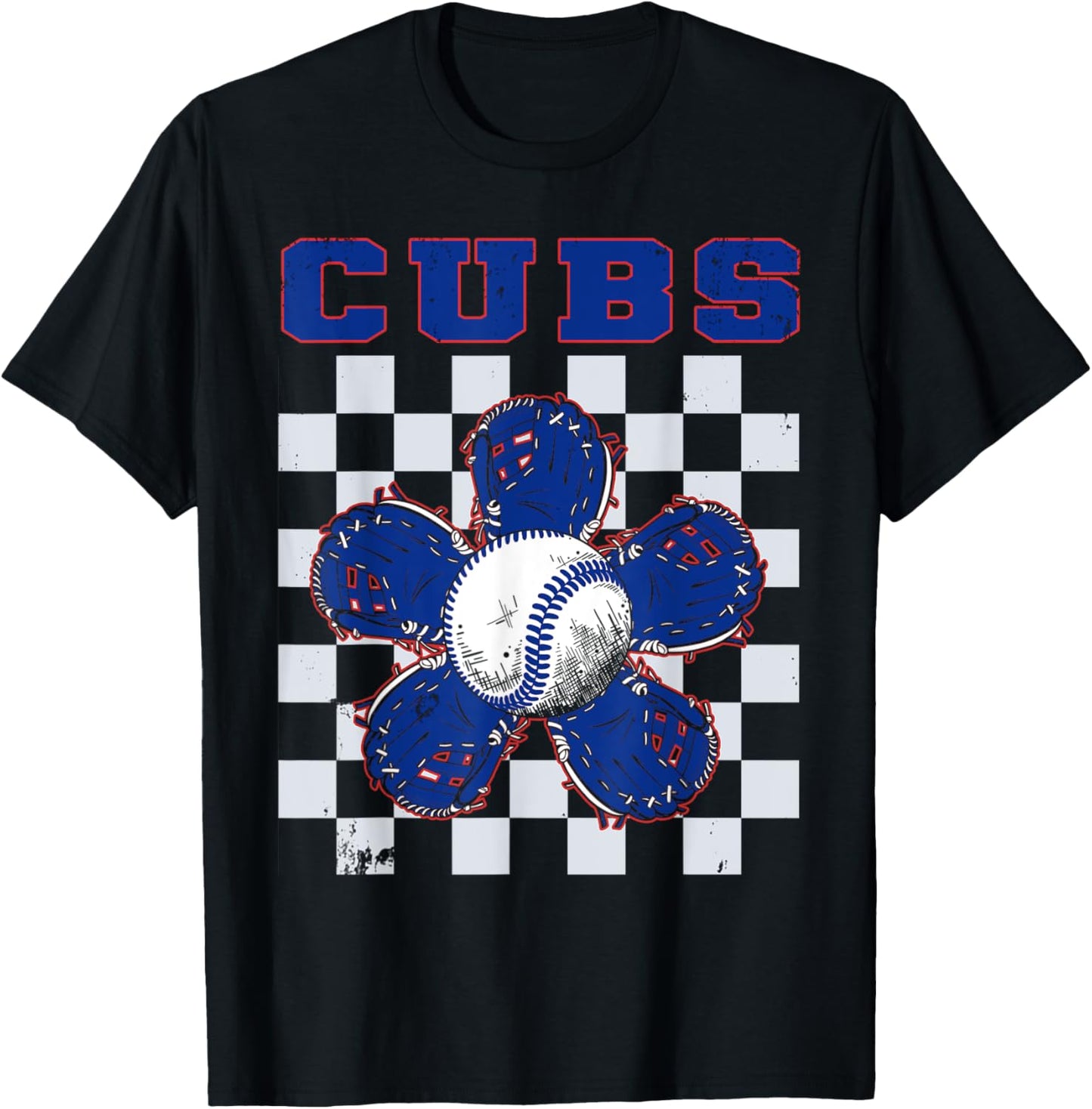 Vintage Cubs Name Throwback Classic Art Cubs Spirit Game Day T-Shirt