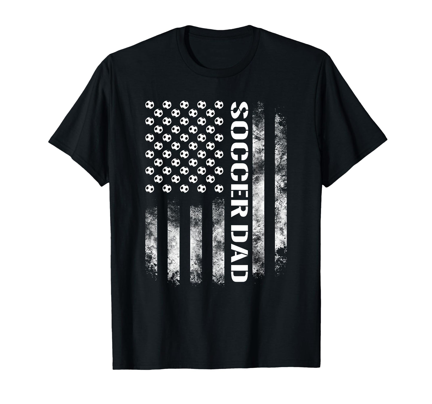 Soccer Dad Funny USA Flag Father's Day Gift T-Shirt
