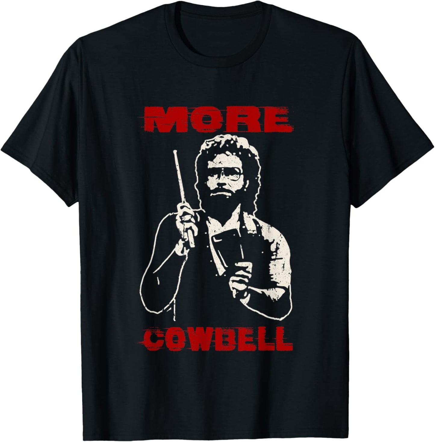 Funny More Cowbell Vintage Retro Humor T-Shirt