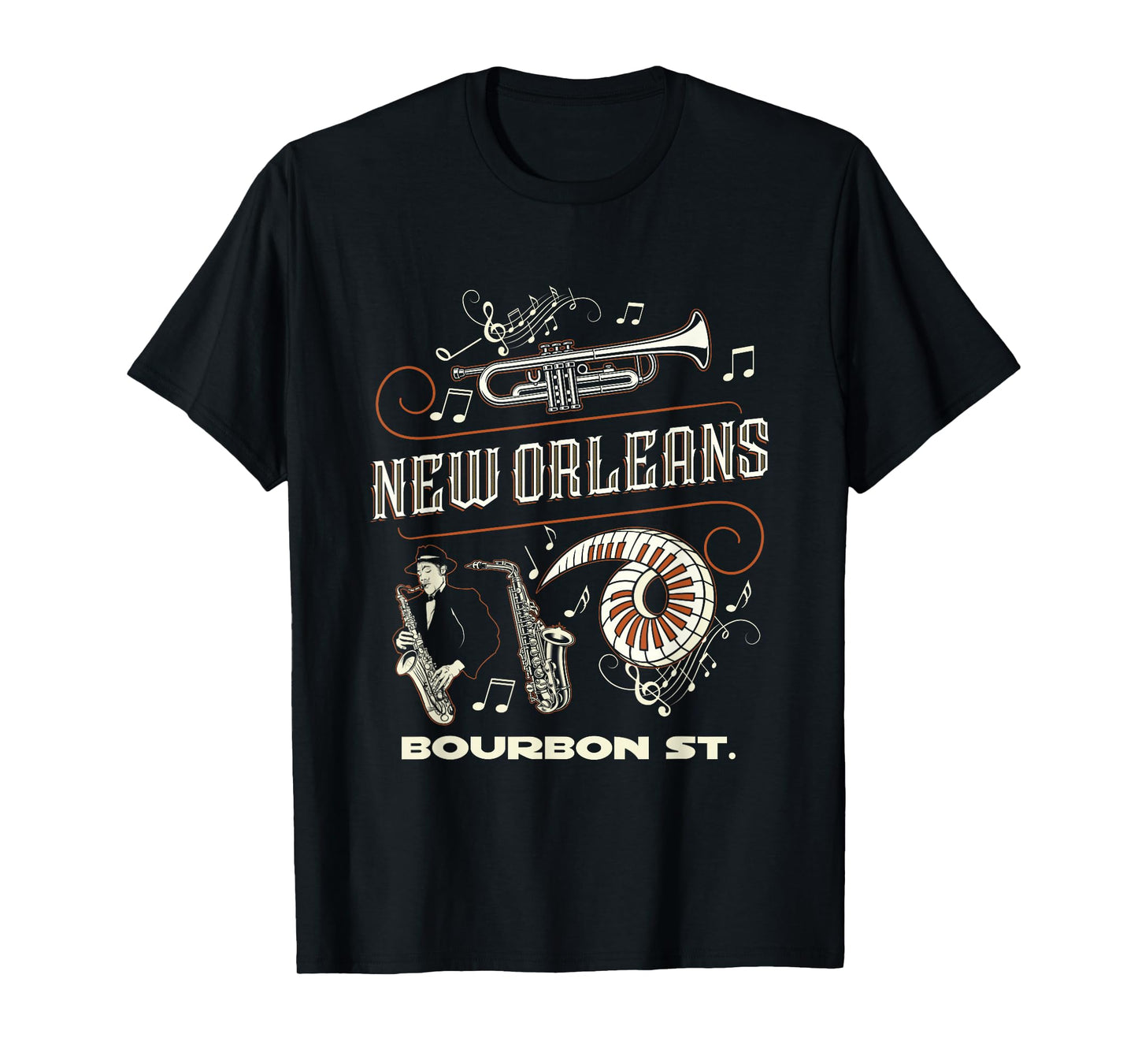 New Orleans Louisiana Jazz Festival Vintage T-Shirt