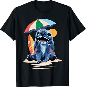 Disney Lilo & Stitch Live-Action Movie Summer Beach Vacation T-Shirt