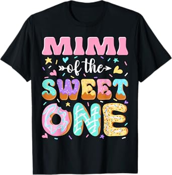 Mimi of The Sweet One First Birthday Matching Family T-Shirt