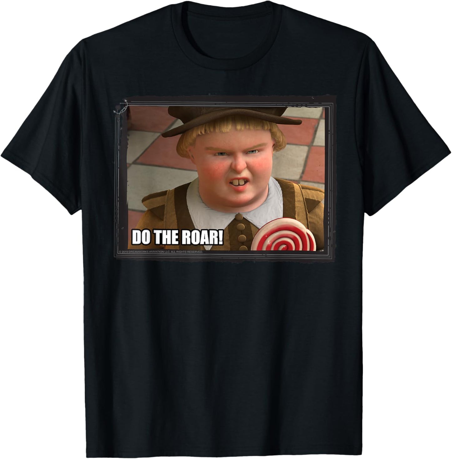 Shrek Do The Roar Meme Framed Poster T-Shirt