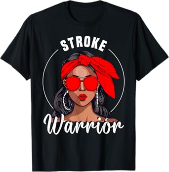 Stroke Awareness Ribbon Stroke Warrior Stroke T-Shirt