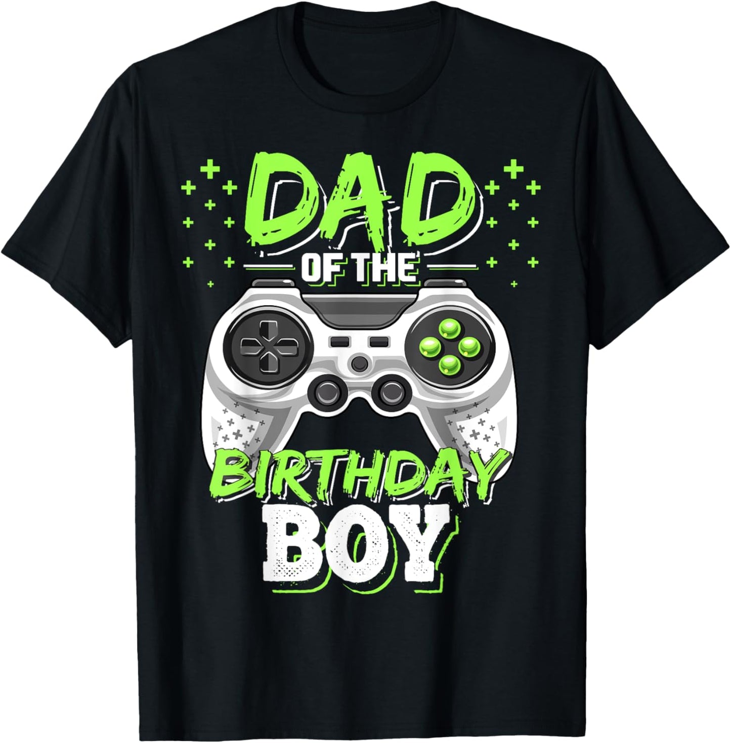 Dad of the Birthday Boy Matching Video Gamer Birthday Party T-Shirt
