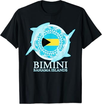 Caribbean Reef Sharks Bimini Shark Diving Bahama Islands T-Shirt