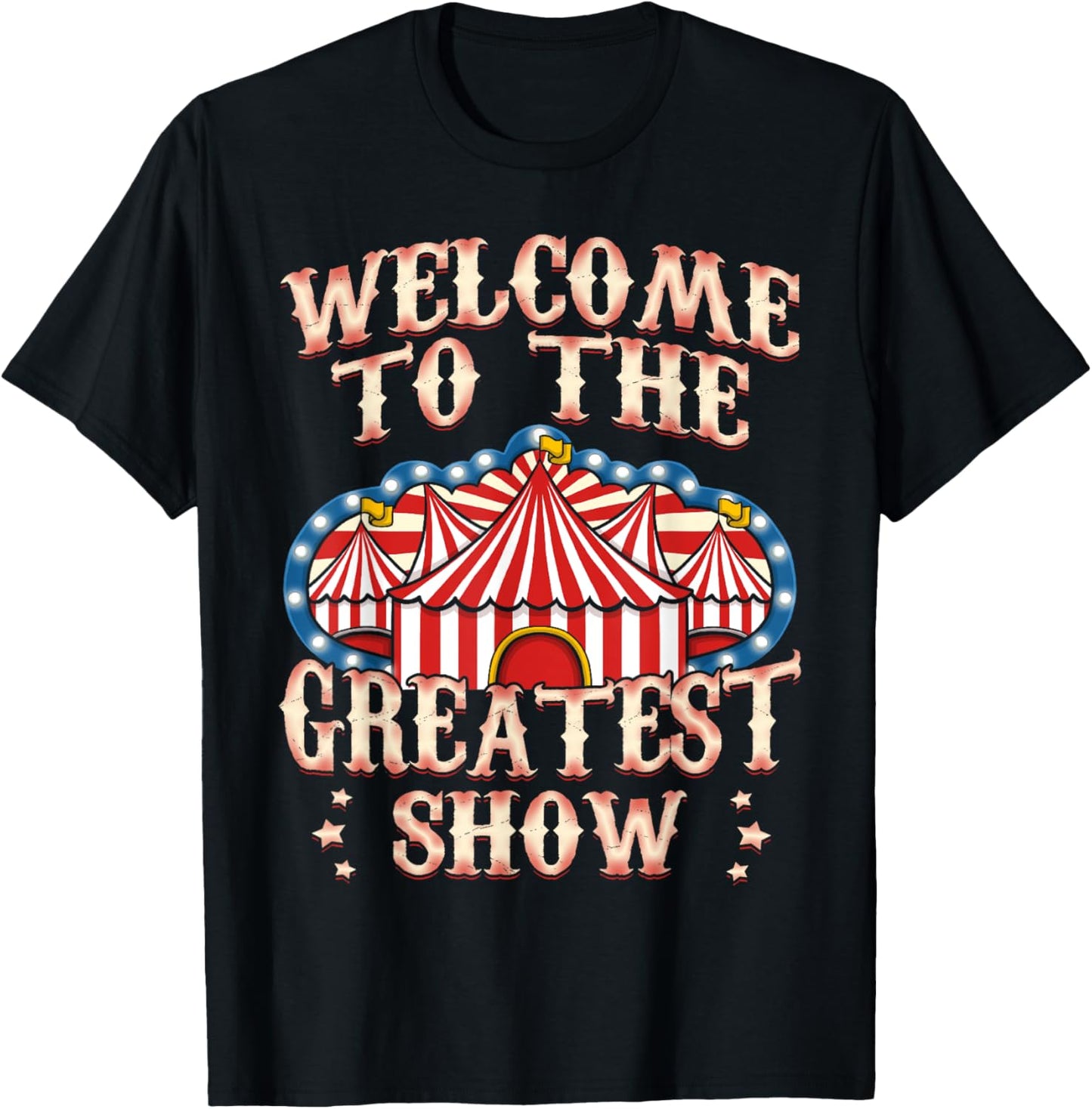 Circus Party Gift Clown Lion Fire Ring Acrobat Funny T-Shirt