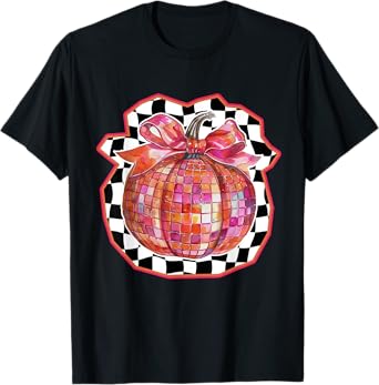 Disco pumpkin shirt, Fall shirt, Trendy fall gift Men Women T-Shirt