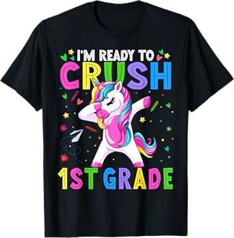 I'm Ready For First Grade Back To School 1st Grade Girls T-Shirt