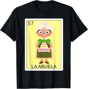 Funny Spanish-Mexican Bingo Gifts for Abuela - La Abuela T-Shirt