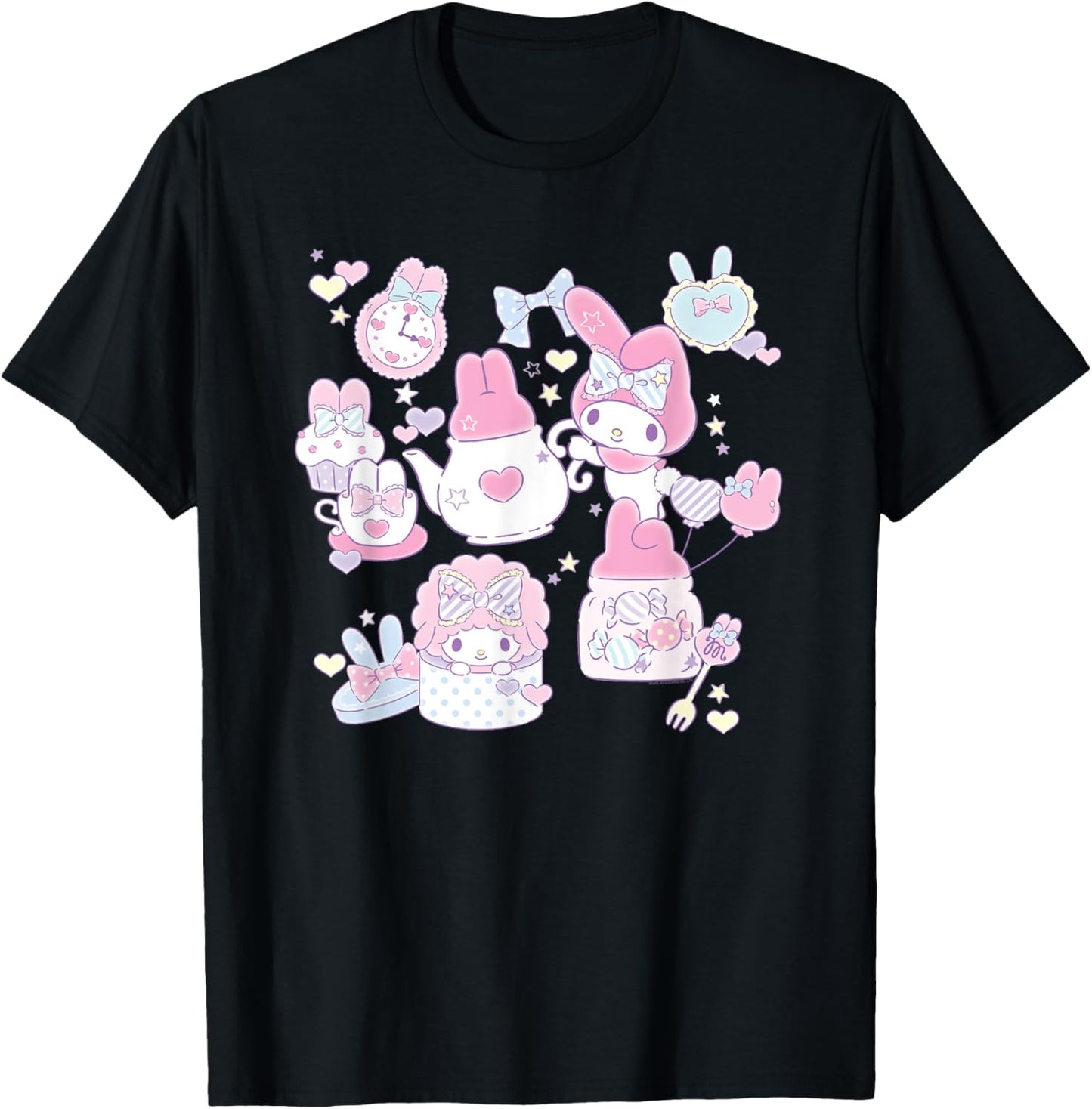 My Melody Tea Party with Friends Tee Shirt T-Shirt