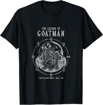 The Legend of Goatman - Old Alton Bridge - Texas T-Shirt