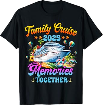 Family Cruise 2025 Family Matching Cruise Vacation Party T-Shirt