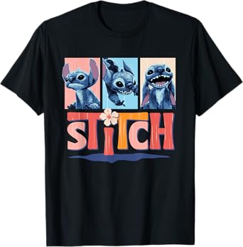 Disney Lilo & Stitch Live-Action Movie Tropical Trio Logo T-Shirt