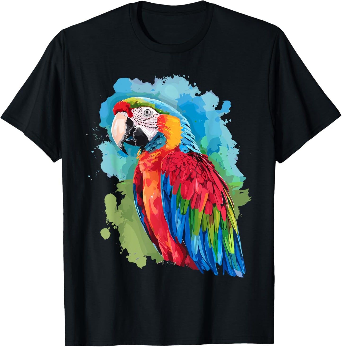 Best Parrot Art For Men Women Kids Tropical Parrot Lover T-Shirt