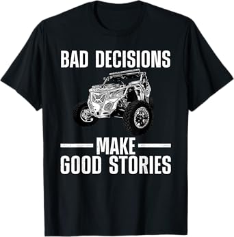Funny SxS ATV Art For Men Women UTV Off Road Riding Lovers T-Shirt