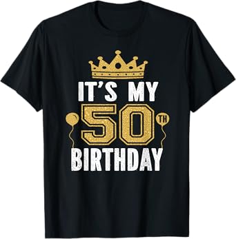 It's My 50th Birthday Gift For 50 Years Old Man And Woman T-Shirt