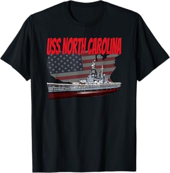 WW2 Veterans Day Battleship USS North Carolina BB-55 Boy Kid T-Shirt