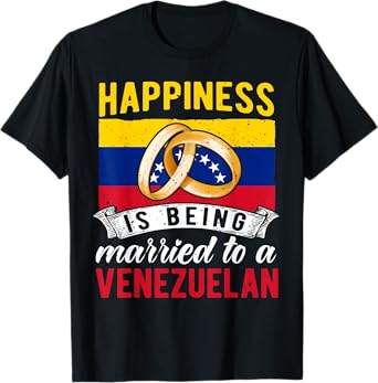 Wedding Anniversary, Married To A Venezuelan, Marriage T-Shirt