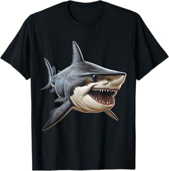 Shark Animal Motif Art Shark T-Shirt