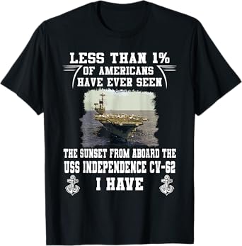 USS Independence CV-62 Aircraft Carrier T-Shirt
