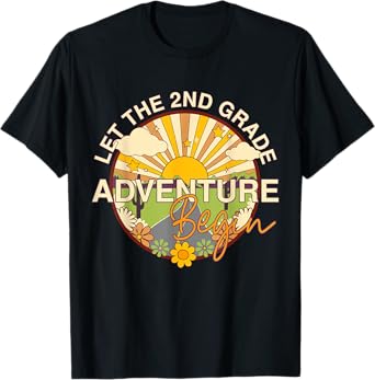 Let The 2nd Grade Adventure Begin Teacher Back to School T-Shirt